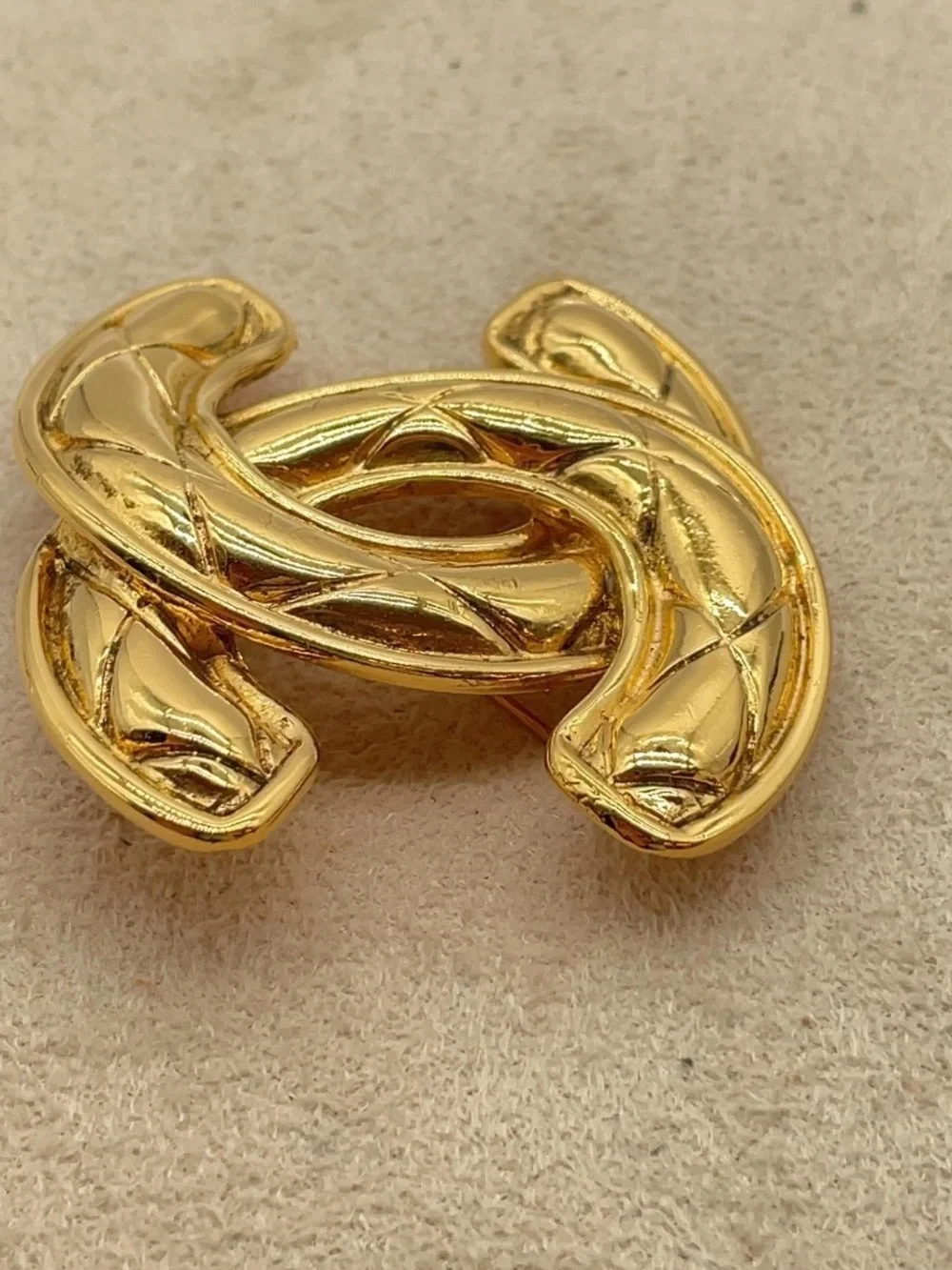 Chanel Matelassé Brooch